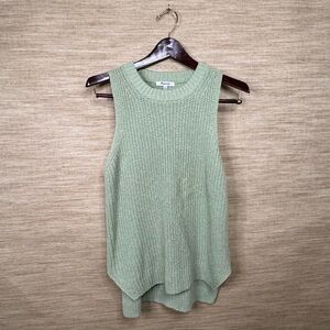 Madewell Green Sleeveless Knit Top - Women’s Size M